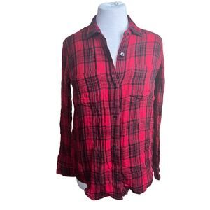 Madewell Classic Muslin Gauzy Long Sleeve Button down shirt Women's S